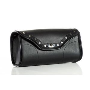 Sac à dos étanche en cuir PU HMB-3079A pour moto avec support de fourche en aluminium et porte-outils pour équipement de voyage de motard - Product Image 3