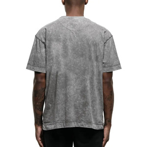 SMITHY SPORTS T-shirt Homme Oversize Style Fitness 100% Coton Manches Courtes Anti-Plis Séchage Rapide Épaules Tombantes Uni Haute Qualité - Product Image 5