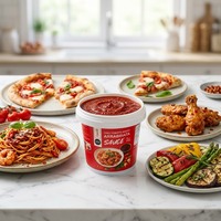 Sauce tomate épicée certifiée Halal Camill pour pâtes, pizzas et trempettes – Vente en gros 400g – Sauce tomate chili et sauce Arrabbiata