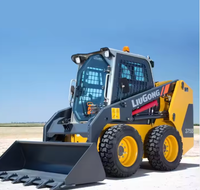 Multifunktionaler Teleskop-Mini-Diesel-Liugong 375B Kompaktlader mit Heckbagger und Greifer im Angebot