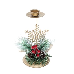 Porte-bougie de Noël multi-usage festif, parfait pour la décoration de table, le décor de cheminée, la pièce maîtresse et les célébrations de fête, en provenance d'Inde - Product Image 4