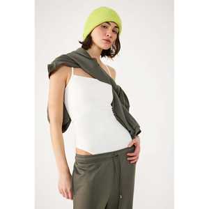 Body Casual de Tirantes Finos con Logo Frontal Elástico 100% Algodón - Product Image 2