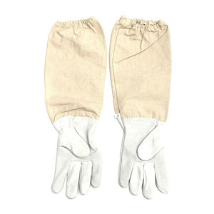 2024 nouveaux gants d'apiculture en cuir XL automatiques équipement de sécurité OEM de haute qualité fournitures en gros au Pakistan - Product Image 2