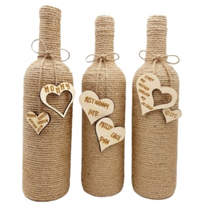 Best Selling Jute and Sea Grass Modern Look Jute <b>Bottle</b> Elegant for Home Hotel Decor Usag Latest Design Collection Single <b>Bottle</b> - Product Image 2