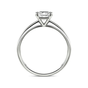 Jeulia Lab Grown Diamond <b>Emerald</b> Cut Solitaire Engagement <b>Ring</b> Rose Gold Plated Sterling <b>Silver</b> - Product Image 4