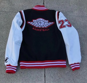 Veste longue universitaire en toile de haute qualité pour hommes, logo personnalisé, patchs de broderie sur pied, Streetwear, manteau de baseball Letterman, manteau de baseball, hiver, OEM - Product Image 2