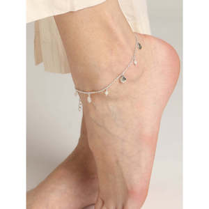 Compre Tobilleras/Payals de Plata 925 100% Auténtica para Mujeres y Niñas, Chapadas en Oro de 14k, Estilo Lindo - Product Image 4