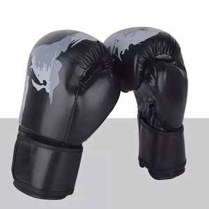 Gants de boxe professionnels personnalisés en cuir de haute qualité pour adultes Nouveau design Logo Gants de sport thaïlandais Kickboxing MMA Training - Product Image 4