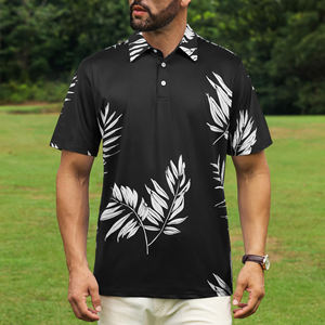.Short <b>sleeve</b> <b>golf</b> polo <b>shirt</b> for men lightweight fabric with collar suitable for fitness walking and daily movement - Product Image 3