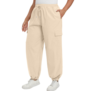 Pantalones de chándal con bolsillos laterales de alta calidad, novedad de 2025, Pantalones, pantalones vaqueros acampanados holgados, Pantalones Cargo para mujer - Product Image 6