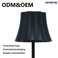 Nouveau moderne luxe Rechargeable sans fil à commande tactile Dimmable LED lampe de bureau en métal abat-jour en plastique écologique pour chambre