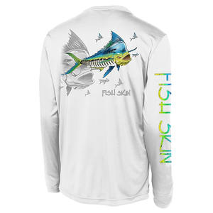 Vente chaude léger en plein air à manches longues maillot de pêche UPF 50 respirant séchage rapide 100% polyester chemise athlétique - Product Image 2