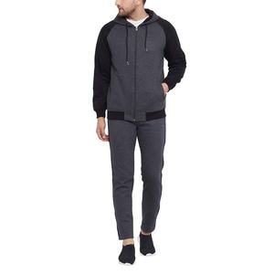 Wholesale Men's Plus Size High Quality Fleece Tracksuits Custom Logo Sportswear Track Suits For Winter - Product Image 5