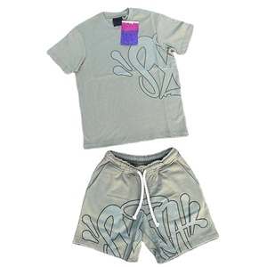 Best High Quality Customize Logo <b>Designer</b> White <b>t</b> <b>Shirt</b> <b>and</b> <b>Shorts</b> <b>Set</b> <b>Men's</b> Piece Summer <b>Short</b> <b>Set</b> <b>T</b>-<b>shirt</b> for <b>Men</b> - Product Image 2