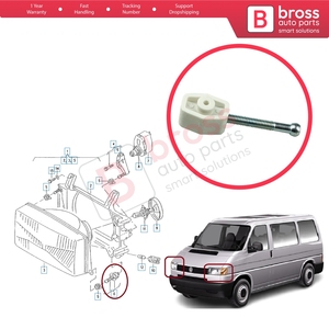 BHL60 ไฟหน้าปรับสกรูสําหรับ Transporter T4 Caravelle 7D 70 รถบัส Van กล่องแพลตฟอร์ม 1990-2004 701941141A - Product Image 5