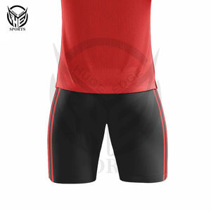 Comprar uniforme de fútbol 2025 hombres personalizado Club de fútbol camiseta de fútbol con pantalones cortos conjunto logotipo personalizado sublimación uniforme de fútbol - Product Image 6