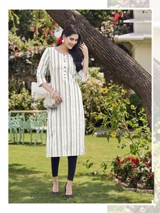 Collection de Kurtis longs en rayonne à motifs élégants pour la vente en gros - Product Image 2