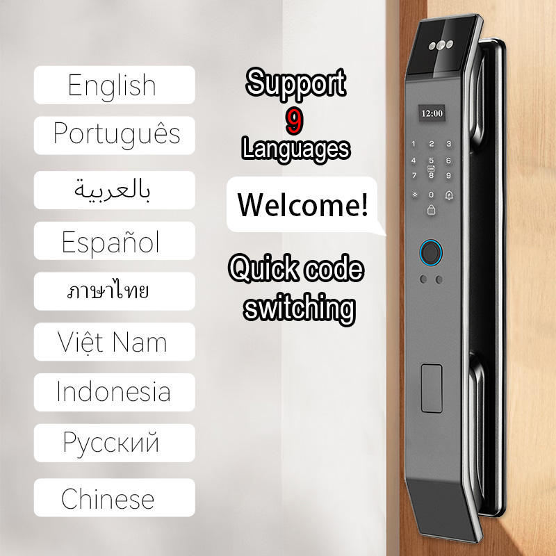 Tuya Smart Lock Door 3d Face Recognition Automatic Smart Locks With Camera Smart Biometric Security Smart Digit Lock · image 2