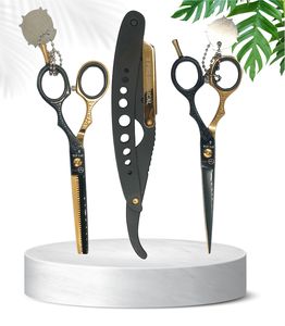 Tijeras Quirúrgicas 3Pro de Acero Inoxidable, Rectas, Afiladas, para Diestros, Juego de Peluquería con 28 Dientes - Product Image 3