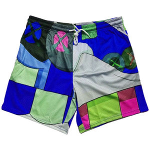 Pantalones Cortos de Baloncesto de Malla 100% Poliéster para Adultos, Precio Mayorista 2026, Estampados con Bordado 3D, de Secado Rápido, Transpirables y Cómodos - Product Image 1