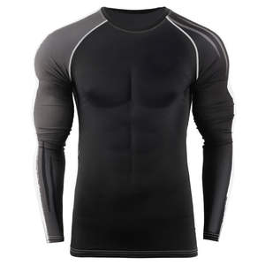 Rash Guard de Fitness Uni Personnalisable avec Logo, Haute Qualité, Vente en Gros, Services OEM, Imprimé à Manches Longues MMA pour Hommes, Rash Guards OEM - Product Image 2