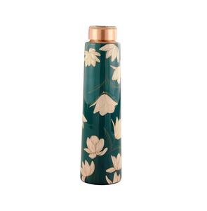 bulk supplier Pure Copper Printed <b>Water</b> <b>Bottle</b> manufacturer With Seaweed Paisley Design Drinkware & Storage Purpose Ayurvedic - Product Image 2