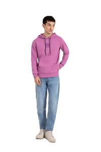 Sudadera con capucha de lana bordada personalizada invierno patrón sólido tejido método liso teñido sudadera Unisex 100% algodón térmico - Product Image 2