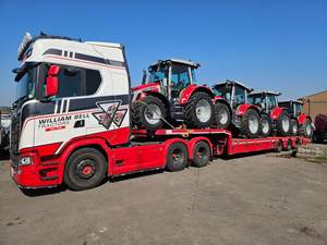 รถแทรกเตอร์ล้อยาง Massey Ferguson 4WD 120 แรงม้า พร้อมปั๊ม เครื่องยนต์ Cummins เครื่องจักรกลการเกษตร ราคาดีที่สุด จัดส่งรวดเร็ว ลดราคา - Product Image 2