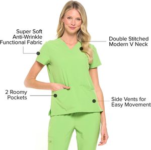 Conjuntos de uniformes médicos para correr de moda para mujer, uniformes médicos de enfermería, trajes médicos de hospital, venta al por mayor, logotipo personalizado disponible - Product Image 5