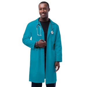 Bata de Laboratorio para Hombre, Uniforme Médico de Poliéster y Algodón, Ropa de Clínica Resistente, Bata de Laboratorio Personalizada, Fabricante OEM de Marca Privada - Product Image 1