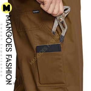 Men's Zip-Front Waterproof ANSI Class 1 Safety Coverall Stain Wrinkle Resistant Work Jumpsuit Cotton-Polyester-Silk Fabric Multi - Product Image 5