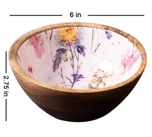 Customized Pink Printed Serving <b>Bowl</b> Elegant Classic Design with Durable <b>Enamel</b> Coating for Weddings & Dinners - Product Image 3