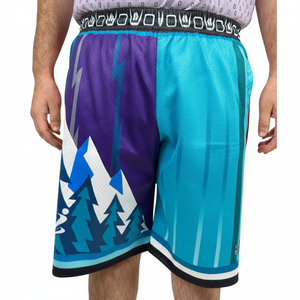 Pantalones Cortos Deportivos Unisex de Malla Transpirable de Alta Calidad con Logotipo OEM, Doble Capa, para Playa, 200 g/m², Negros, para Verano - Product Image 1