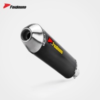 Pot d'échappement universel pour moto tout-terrain Forsound Factory, prix de gros, style FMFs, en acier inoxydable multicolore, Silpon