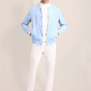 Wholesale Men's Professional Quality Slim Puffer Jacket Casual Custom Logo Outdoor Canvas Breathable Windproof - Product Image 5