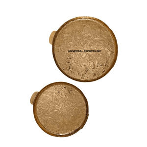 Metal Round <b>Chocolate</b> Tray Latest Arrival handmade <b>Chocolate</b> Platter Classic Stylish <b>fancy</b> <b>Chocolate</b> Tray - Product Image 1