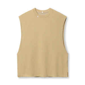 Débardeur Hip Hop pour hommes T-shirt sans manches à impression personnalisée 100% coton et mélange de polyester Streetwear urbain Vêtements de sport ODM - Product Image 1