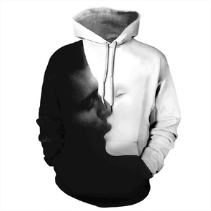 Modern-Casual Sweats à capuche en flanelle de haute qualité pour hommes Custom Tie Dye Street Wear ODM/OEM Digital Printed Fashion Hooded for Winter - Product Image 5