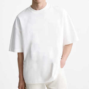 เสื้อยืดโอเวอร์ไซส์สำหรับผู้ชายและขนาดใหญ่พิเศษโลโก้ออกแบบได้เองเสื้อยืดคุณภาพสูงสำหรับทุกเพศ - Product Image 1