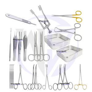 Lot de 23 Instruments de chirurgie générale pédiatrique coupés Ciseaux d'opération Mini pince à pansement Adson la plus vendue - Product Image 2
