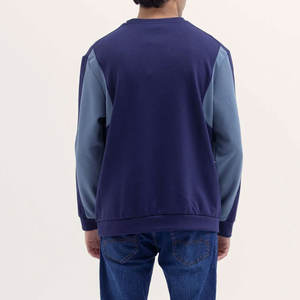 Heavyweight 440GSM French Terry <b>Crewneck</b> <b>Sweatshirts</b> Drop Shoulder Winter Pullover Solid Color <b>Sweatshirts</b> for <b>Men</b> - Product Image 4