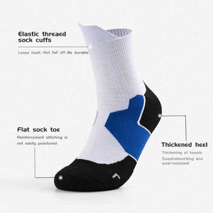 Men's Sports Basketball <b>Socks</b> Thick-Soled Classic Athletic <b>socks</b> with Custom Logo High Quality Breathable Design - Product Image 2