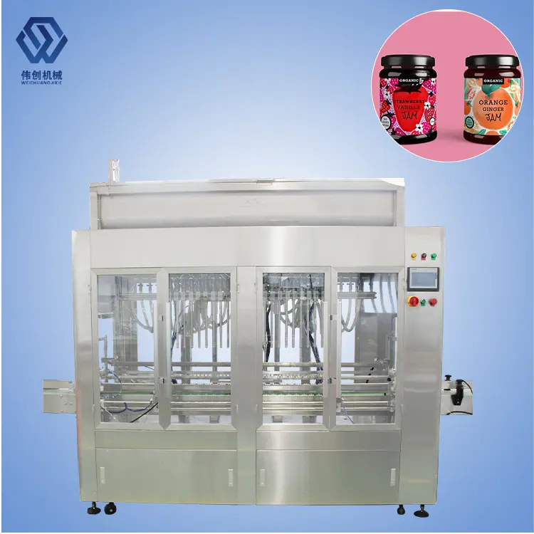 24 Nozzols Automatische Cosmetische Pasta Verpakkingsmachine Vloeibare Verpakkingsmachine Saus Vulmachine Verpakking