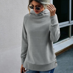 Pull à capuche uni pour femmes, haut à capuche décontracté, sweat à capuche thermique personnalisé, sweat à capuche de haute qualité pour femmes - Product Image 1