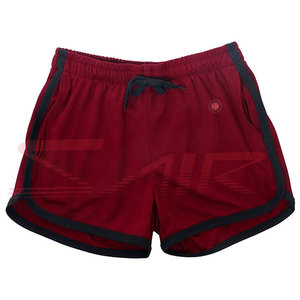 ชุดกางเกงขาสั้นฟิตเนสลำลองสำหรับยิมของผู้ชายกางเกงขาสั้นโอเวอร์ไซส์แบบเรียบป้องกันริ้วรอยออกแบบโลโก้ได้ตามต้องการสำหรับฤดูร้อน - Product Image 5