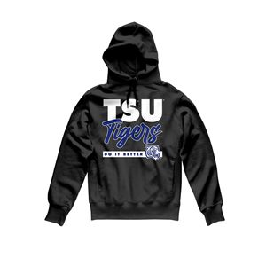 Sudadera Personalizada TSU 100% Algodón con Logotipo, Diseño Sólido, Forro Lavado, Antienvejecimiento, Opciones de Bordado HBCU - Product Image 1