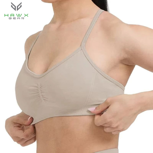 New Effortless Strappy Bralette <b>Seamless</b> Spandex <b>Woman</b> Fitness Elastic Breathable Breast Enhancement Leisure Sports <b>Underwear</b> - Product Image 5