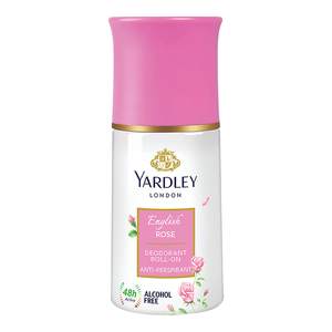 Yardley Déodorant | Déodorant corporel Roll-On pour femmes | Protection active contre la transpiration de 48 heures | Sans alcool | 50ml - Product Image 3