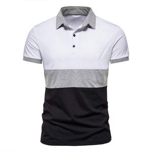 Polo OEM grande taille avec logo personnalisé pour hommes chemise de golf en coton à manches courtes respirant pour uniformes, événements ou utilisation promotionnelle - Product Image 6