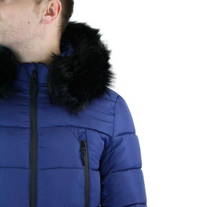 Dernière conception veste matelassée d'hiver pour hommes avec logo personnalisé arrivée de gros coupe-vent léger avec tissu en toile au design de bulles - Product Image 2